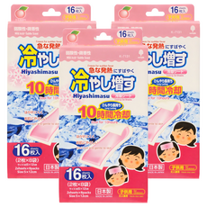 코쿠보 열 냉각시트 어린이 성인 겸용 복숭아향, 16개입, 3개