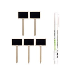 굿에스더 園藝黑板 短腳款 5入 + 白色筆 1入, 單一顏色