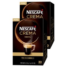 NESCAFE 雀巢咖啡 美式即溶咖啡隨身包, 1g, 30條, 2盒