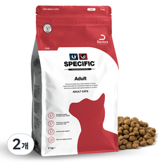 스페시픽 고양이 기능성 사료, 어덜트, 2kg, 2개