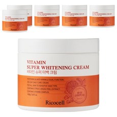 Ricocell 維他命超級亮白霜, 100g, 6罐
