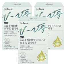 닥터린 초임계 식물성 알티지(rTG) 오메가3 멀티케어 33.78g, 30정, 3개