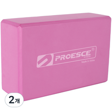 프로이스 요가블럭, 핑크, 2개