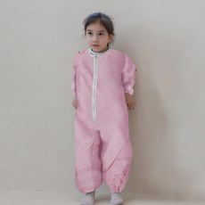 BEBE CHOUETTE 幼兒防水連身全身美術袍 單品 繪畫, 粉紅色