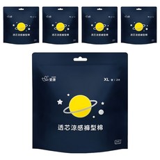 icon 愛康 透芯涼感褲型衛生棉, XL(臀圍90~115cm), 2片, 5包