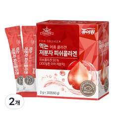 퓨어랑 먹는 저분자 피쉬콜라겐, 60g, 2개