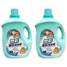 Shining Colorful 閃彩 潔白洗衣精, 2個, 4L