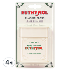 유시몰 클래식 롤 치실, 4개, 1개입, 50m