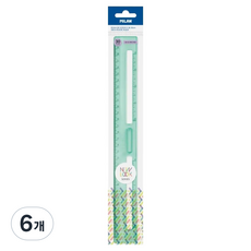 밀란 NEW룩 직자 30cm, 그린, 6개