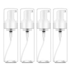 Real Picky 泡沫泵容器 60ml, 透明, 4個