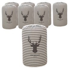 摩納哥橄欖色北歐圓形羽絨被布鹿大號, 小鹿款, 8個