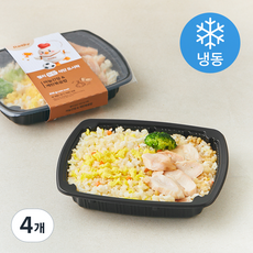 랠리 든든 도시락 마늘간장 & 계란볶음밥 (냉동), 310g, 4개
