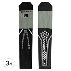 運動粉彩壓力襪 黑色 2入, 3個, 小腿/膝蓋型