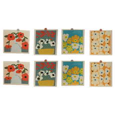 brwd魔術纖維素花朵廚房毛巾 4件組, 2組