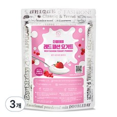 DOUBLEDAY Red Fashion草莓優格粉, 3個, 800g