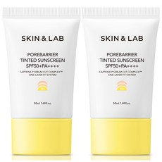 SKIN&LAB 毛孔屏障潤色防曬乳 SPF50+ PA++++, 50ml, 2條