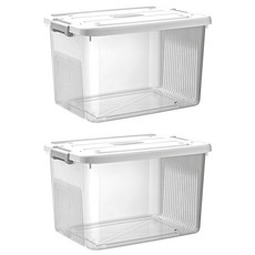 BangJiaShi 幫家適 透明整理箱, 透白, 2個