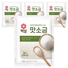 백설 맛소금, 250g, 4개