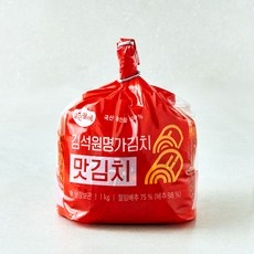 맑은물에 김석원 명가김치 맛김치, 1kg, 1개