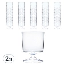 모던 플라스틱 소주잔 60ml, 80개입, 2개
