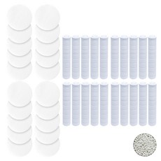 필터클래스 아토젯 샤워기 호환 염소완화필터 10개 + 헤드필터 10개, 2개