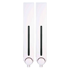 浴室皂液器, 白色, 2個