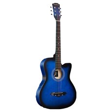 JIZHILIN 입문용 고퀄리티 어쿠스틱 클래식 통기타 96 x 46 cm, 썬블루, SD108, 1개