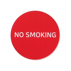 스튜디오투명 금연 문구 표지판, NO SMOKING, 1개