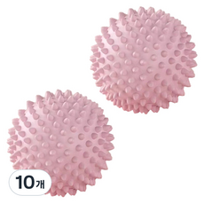 밸런스 마사지볼 요가 필라테스 땅콩볼, 핑크, 10개