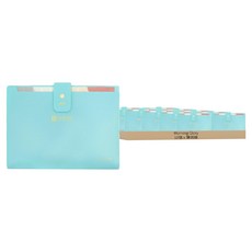 morning glory 4500 Clever 8格簡易文件夾, 10個, 薄荷綠