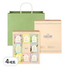 SSANGGYE 茶森林精選禮盒 + 提袋, 傳統茶8種 x 5入 + 提袋, 4套