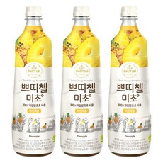 CJ petitzel 美醋 鳳梨, 900ml, 3個