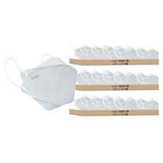 fuder 福德好罩 兒童4D立體醫療口罩, 3個, 冰灰藍, 10片