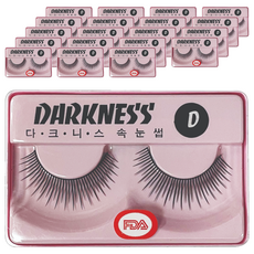 Darkness 人造假睫毛D, 混色, 20個