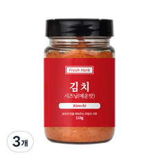 신선약초 매운맛 김치 시즈닝, 110g, 3개