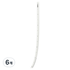 KORING 模板曲線尺 K-D-001, 單一顏色, 6個