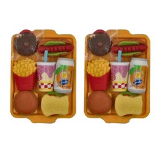 Iwako 造型橡皮擦 漢堡店 Set, 2組