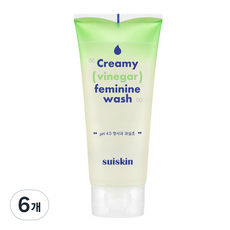 수이스킨 부드러운 과실초 여성청결제, 6개, 200ml