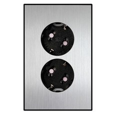 Boedam 埋入式插座 2孔, 1個