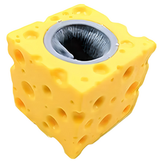 葉子小舖 舒壓捏捏樂 紓壓玩具 起司老鼠 尺寸: 4.5cm x 4.5cm x 3cm, 起司老鼠, 顏色隨機, 5個