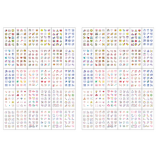 圖案印花紋身貼紙 Fancy 30款入, 混色, 2組