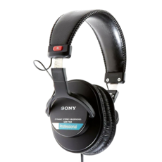 SONY 索尼 耳罩式監聽有線耳機 MDR-7506, 黑色