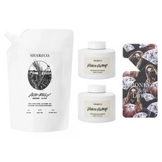 SHARECO 台灣公司貨 空間香氛儀式組 迷幻擴香補充＋捕擴圓瓶2入＋奇蹟香水吊卡, 1套