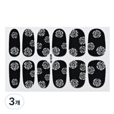이코 네일스티커, 다크로즈 Q189, 3개