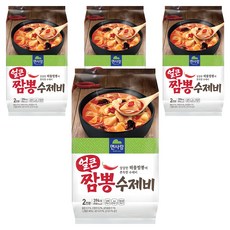 Noodle Lovers 2人份香辣海鮮麵手工麵, 4個, 394g