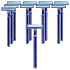 블루마켓 2단 일회용 면도기, 10개, 1개입