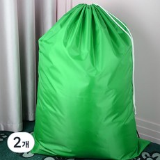 메이크마인 대용량 이불 빨래 세탁 다용도 자루, 1단, 그린