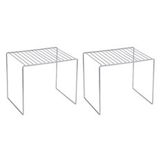 CleanArt plus 不鏽鋼盤子整理架 2入, 單一顏色