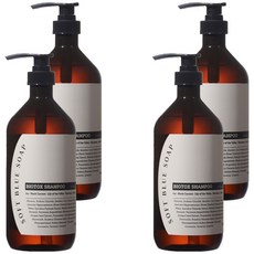 멈칫 바이오톡스샴푸 소프트블루 솝, 1L, 4개