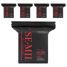 SE-MI 黑色限定版 加厚款拋棄式菜瓜布, 黑色, 5包, 100片